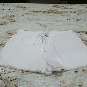 White Jean Shorts by Mossimo Size 15